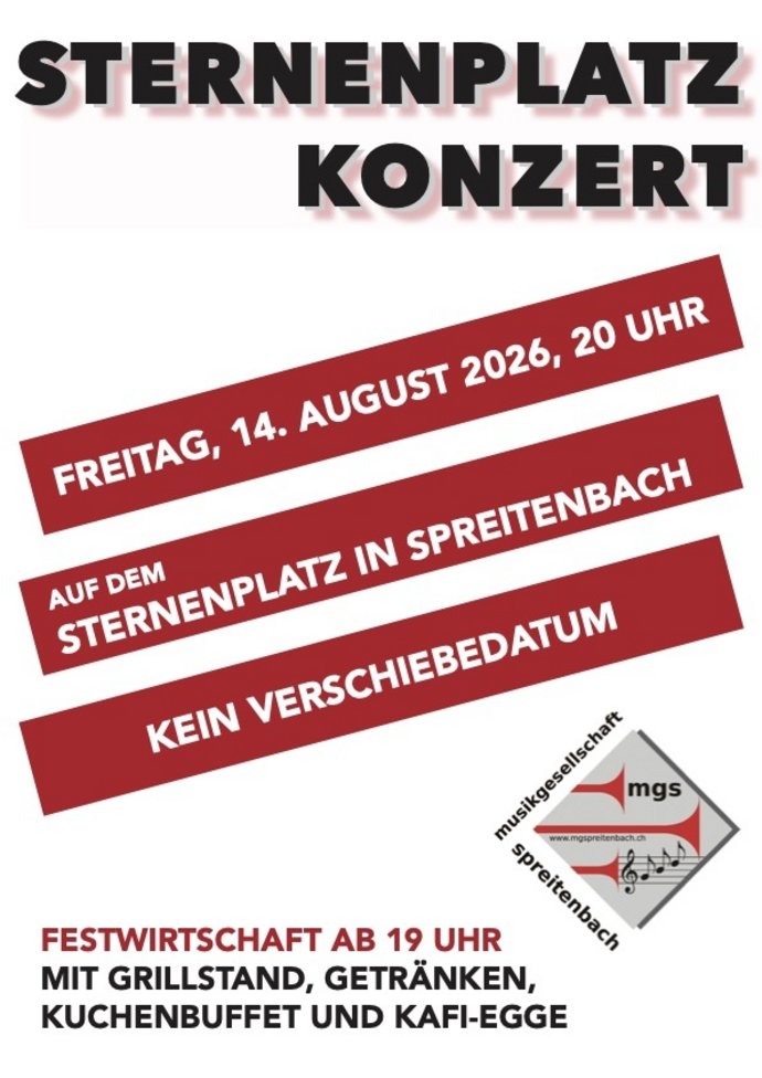 Sternenplatz Plakat