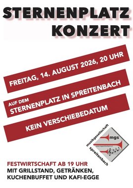 Sternenplatz Plakat