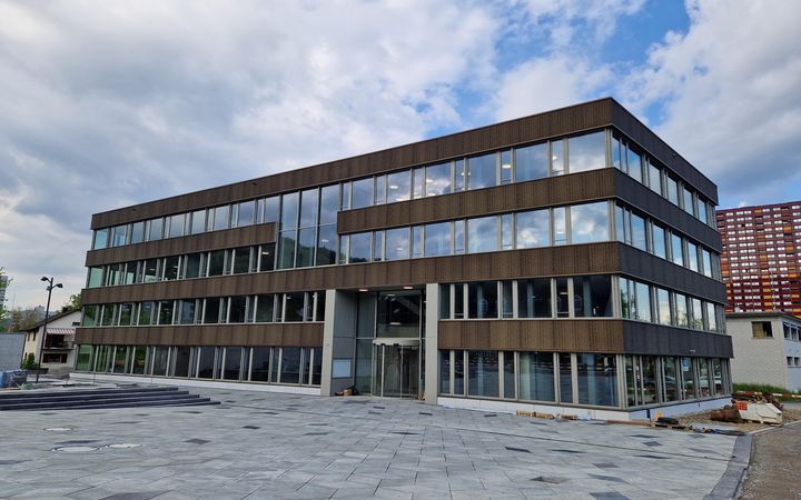 Der Neubau des Gemeindehauses ist auf Kurs